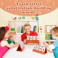 thumbnail image 4 of Tarjetas didácticas Aizweb CVC Word Builder Phonics Games Preescolar, 4 of 7