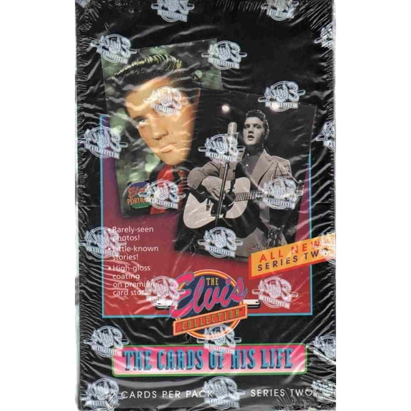 ELVIS THE CARDS OF HIS LIFE SERIES 2 TRADING CARDS 36 COUNT BOX