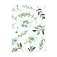 thumbnail image 3 of Hudson Baby Infant Girl Cotton Flannel Burp Cloths, Eucalyptus 4-Pack, One Size, 3 of 6
