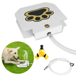 Dog foot pedal water fountain top