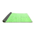 thumbnail image 2 of Ahgly Company Indoor Square Solid Green Modern Area Rugs, 3' Square, 2 of 4