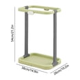 thumbnail image 3 of Cififendec Height Adjustable Trash Bag Stand, 21.2"×14.9", Foldable Lightweight Portable Garbage Holder for Camping Picnic Outdoor Travel Waste Storage, 3 of 5