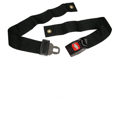 Seat Belt Metal Buckle - HEALTHLINE Wheelchair Strap Seat Belt, Wheelchair Safety Harness, Auto Style Belt with Metal Buckle up to 48