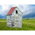 thumbnail image 2 of McLoughlin, James 24x19 White Modern Wood Framed Museum Art Print Titled - Barn Scene XVI, 2 of 4