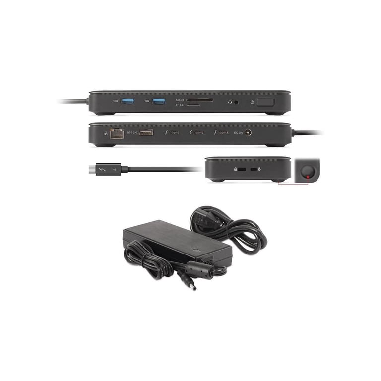 Club 3D Thunderbolt 4 Certified 11-in-1 Docking Station - Expand Your Laptop Ports With High-Speed Connectivity