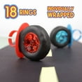 thumbnail image 5 of Hot Wheels Lollipop Rings, Car Birthday Party Candy, 18 Count, 7.61 Ounce Box, 5 of 7