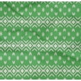 thumbnail image 5 of oneOone Tissu Popeline de Coton Sergé Vert Mer Tissu Robe Ikat Tissu Imprimé au Mètre 56 Pouces de Large, 5 of 5