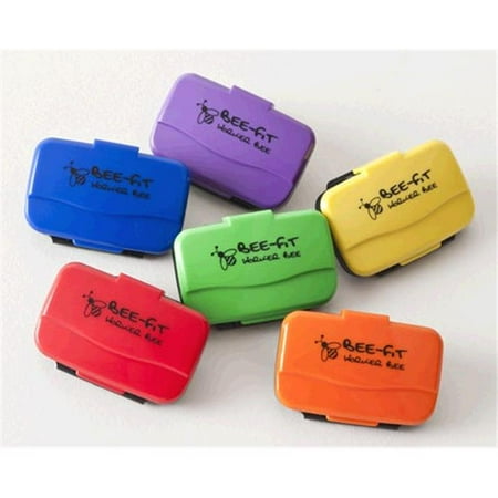 EKHO PED-07-00006 Rainbow set of 6 Worker Bee Pedometer