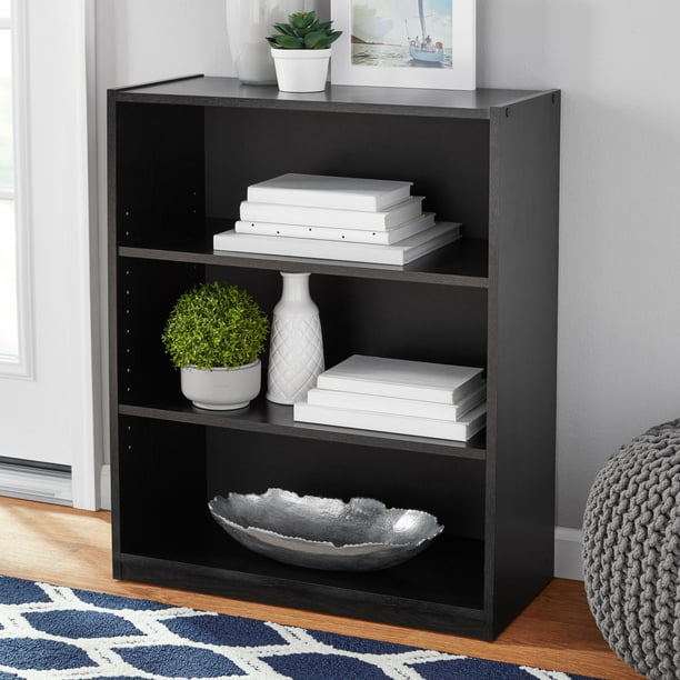 Mainstays 31 3 Shelf Bookcase With, Target Carson 3 Shelf Bookcase Room Essentialstmlet
