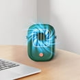 thumbnail image 4 of 2025 Feledorashia Portable Neck Fan - 3-Speed 1500mAh USB Rechargeable, 204g Lightweight with Adjustable Lanyard & Hidden Stand, ABS/Silicone for Office/Outdoor/Sports, 4 of 5