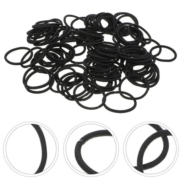 OATIPHO 100pcs Hair Ties Rubber Band Does Not Hurt Hair for Daily Life Women