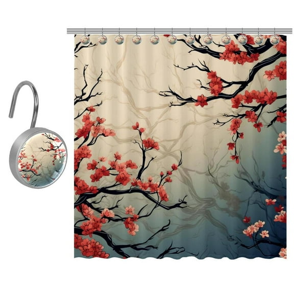 Tree Shower Curtain for Bathroom