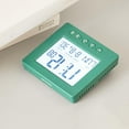 thumbnail image 3 of yuksok Digital Clock LCD Time Week Date Temperature Display for Living Room Green, 3 of 7