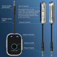 thumbnail image 2 of Bluetooth Transmitter Receiver for TV, 2-in-1 Bluetooth 5.3 Adapter for Airplane, Gym Equipment, Cars, 2 of 5