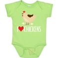 thumbnail image 3 of Inktastic Chickens Cute Farm Animal Boys or Girls Baby Bodysuit, 3 of 5