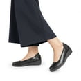 thumbnail image 7 of BURUDANI Women’s Pumps Round Toe Wedge Heel Black Dress Shoes Skin-Friendly Arch Support, 7 of 7