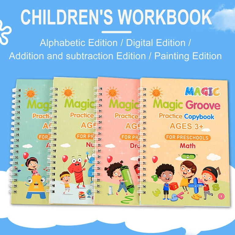 Magic Groove Pen  Copybook - New English Children's Hard Pen
