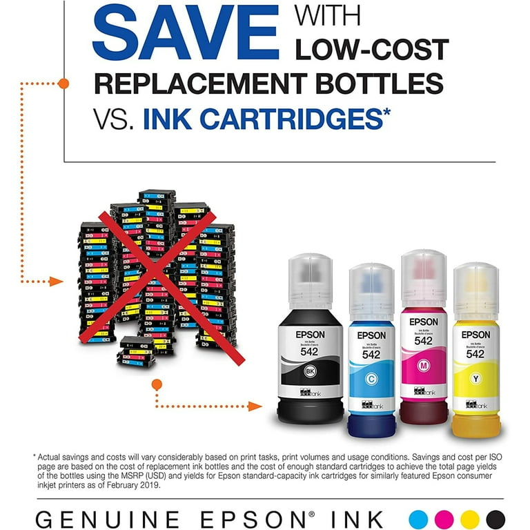 Epson EcoTank Pro Dye Color Combo Ink Bottle, ET-5800, ET-5850, ET