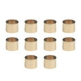 thumbnail image 2 of koolsoo 10 Pieces Billiard Cue Ferrules Copper Cue Ferrules Copper Pool Cue Ferrules smooth, 2 of 9