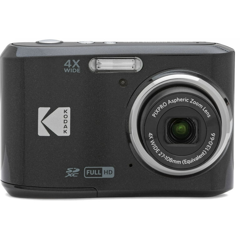 【新品未使用】KODAK PIXPRO FZ45 デジタルカメラ ブラック Kodak Pixpro FZ45 Camera (Black) + Extra Battery + 1 Yr Warranty +