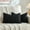 Black, variant on Fancy Homi Set of 2 Black Boho Decorative Throw Pillow Covers 18x18 Inch for Couch Bed Sofa, Aesthetic Modern Farmhouse Room Decor, Soft Fuzzy Fluffy Cozy Corduroy Textured Cushion Case 45x45cm