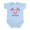 Sky Blue, variant on CafePress - 1St Birthday Infant Bodysuit - Baby Light Bodysuit, Size Newborn - 24 Months