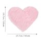 thumbnail image 2 of unbranded Alfombra Decorativa De Sintética Rosa Con En Corazón Para, 2 of 6