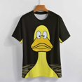 thumbnail image 3 of Fun And Playful Duck Women's T-Shirt Short Sleeve T Shirts Tops Tee Ladies Loose T, 3 of 6