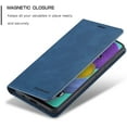 thumbnail image 2 of Premium PU Leather Flip Folio Case for Samsung Galaxy A51 (4G), Protective Case with Kickstand Card Slot Magnetic Closure Shockproof Wallet Cover for Samsung Galaxy A51 (4G) - Blue, 2 of 14