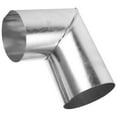 thumbnail image 3 of FOMIYES 90 Degree Stainless Steel Chimney Flue Exhaust for Home Kitchen with Flame Retardant Coating Silver, 3 of 8