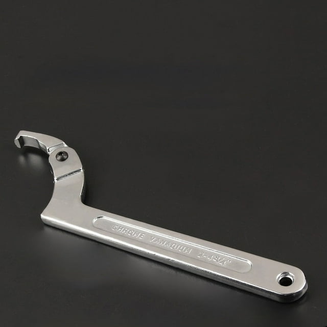 Llave de gancho multifuncional ajustable en forma de C, llave de cabeza móvil, herramienta de reparación manual, cabeza cuadrada de 3/4-2 pulgadas (19-51 mm)