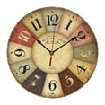 thumbnail image 2 of reloj de la cuchillería,relojes de pared,reloj de la cocina,Reloj retro,decoración antigua,reloj de pared de madera,regalo de la vendimia,Reloj digital, 2 of 4
