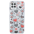 thumbnail image 1 of Funda para Moto G100 InstaCase Corazones Grafito Antigolpes, 1 of 4