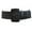 Black, variant on Women's 2 3/8" or 60 mm Wide High Waist Braided Woven Full Grain Leather Belt