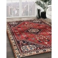 thumbnail image 2 of Ahgly Company Indoor Square Traditional Dark Almond Brown Persian Area Rugs, 4' Square, 2 of 6