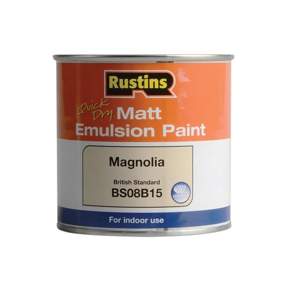 Rustins - Quick Dry Matt Emulsion Paint Magnolia 250ml
