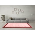 thumbnail image 3 of Ahgly Company Indoor Square Solid Red Modern Area Rugs, 7' Square, 3 of 4