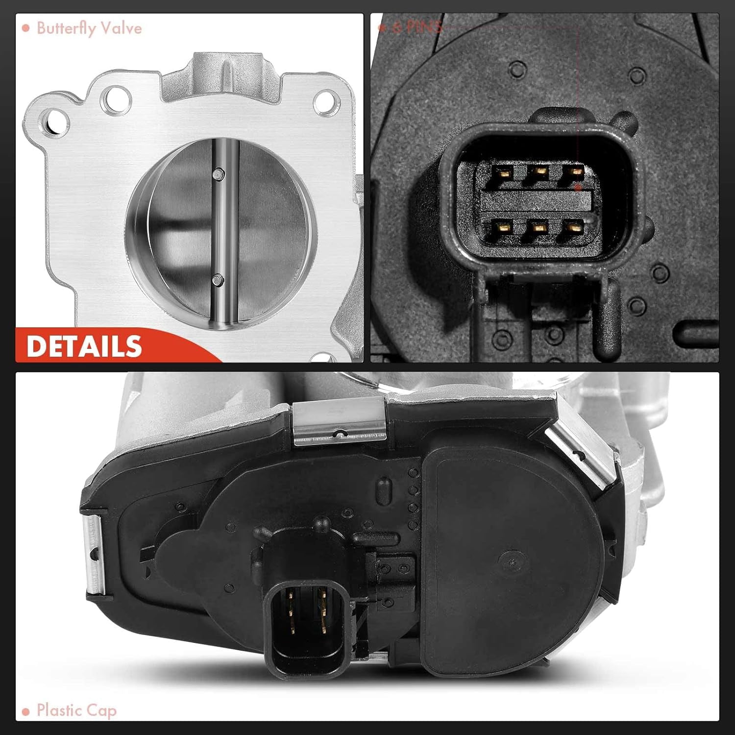 A-Premium Throttle Body Compatible with Buick Regal 2011 Cobalt/HHR 2008-2010 Pontiac Solstice 2007-2009 Saturn Sky 2007-2010 2.0L