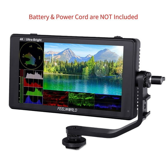 Feelworld Lut6s 6 inch 3D Lut Touch Screen DSLR Camera monitor 4K HDMI IPS HD 1920X1080 3G SDI IN