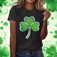 thumbnail image 1 of TaTaai Womens Casual St Patrick's Day Printed Top Short Sleeve Round Neck Loose Fit T Shirt Fashion Blouse Soft Lightweight Comfortable for Spring Daily Gift, 1 of 5