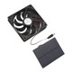 thumbnail image 5 of Ventilador alimentado con paneles solares Bling Bling Kit de ventilador para exteriores, 5 of 12