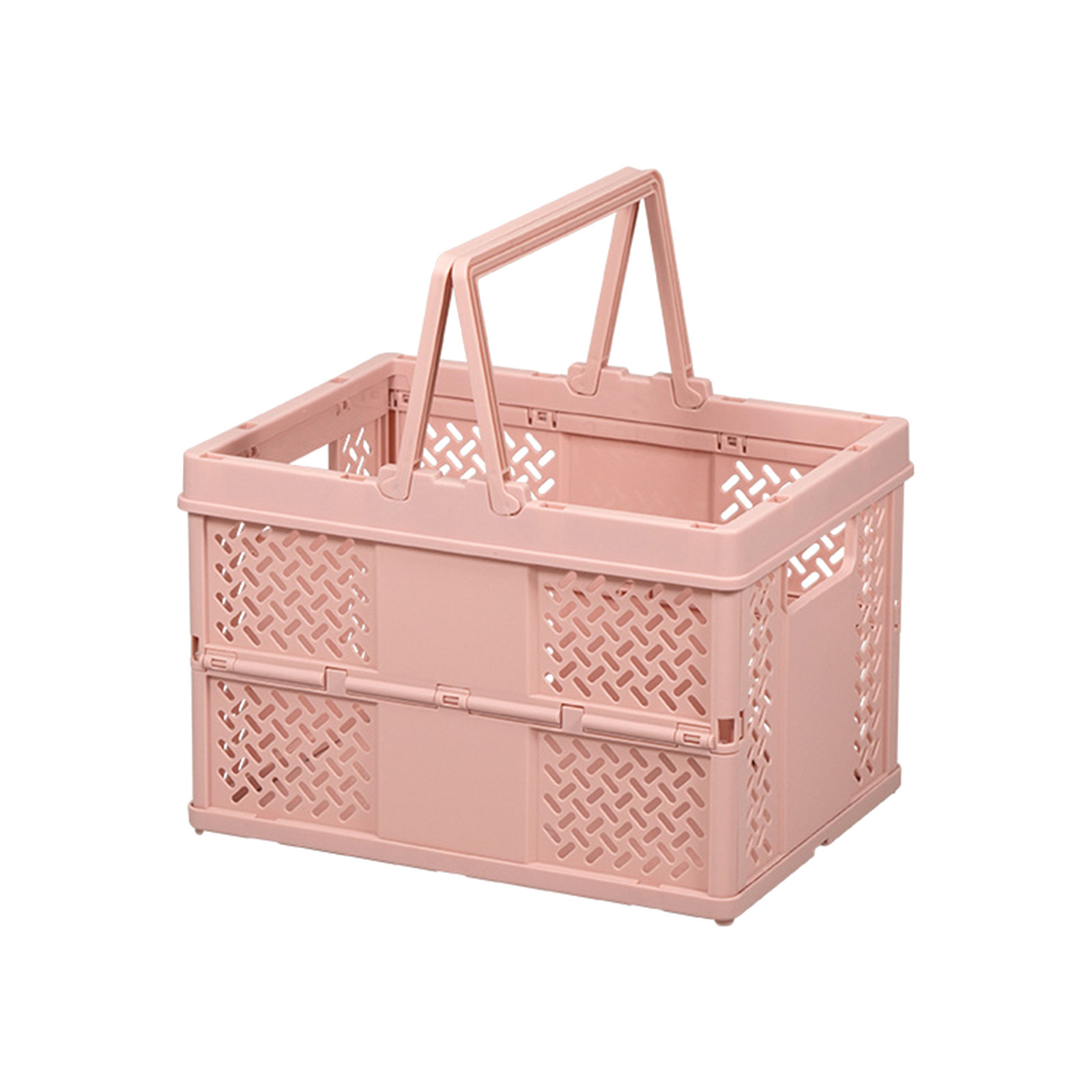 Loyerfyivos Collapsible Reusable Plastic Grocery Shopping Baskets