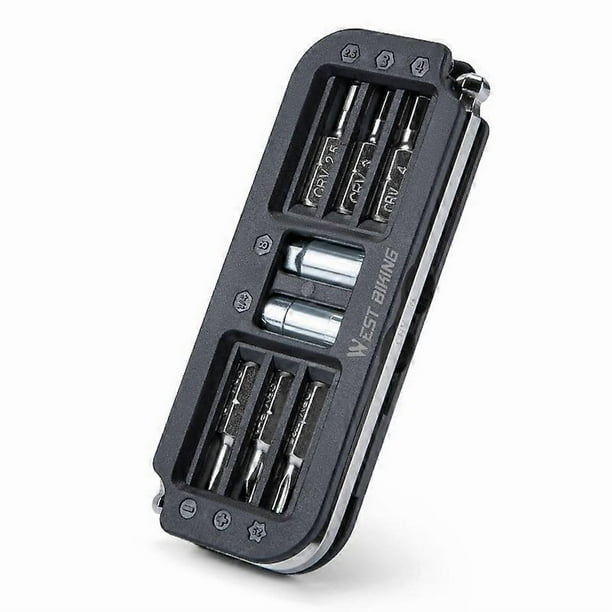 WEST BIKING YP0719446 10 In 1 Portable Bicycle Repair Tool Multifunction Combination Wrench