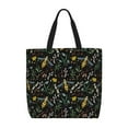 thumbnail image 1 of Disketp Wasp and Florals Bolsa Tote de Lona para Mujer, Bolso de Hombro y Cruzado con Cierre de Cremallera, 1 of 7
