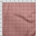 thumbnail image 4 of oneOone Polyester Spandex Pink Fabric Geometric Fair Isle Pattern Sewing Material Print Fabric By The Yard 56 Inch Wide, 4 of 4