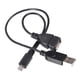 thumbnail image 3 of Adaptador Cable de Extensión OTG Power Splitter Micro USB a USB 11.8 Pulgadas Negro, 3 of 8