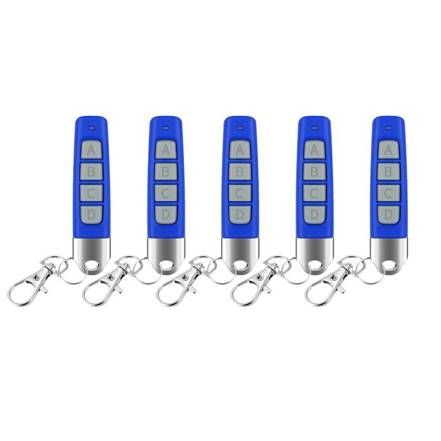 Mando a distancia de 10-4 piezas, 433MHz, llave de coche, abridor de puerta de garaje, duplicador de Control remoto, clonación de código, transmisor de 4 botones