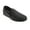 Black, variant on Sleepers Mens Hadley Softie Leather Twin Gusset Slippers
