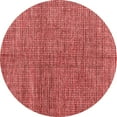 thumbnail image 1 of Ahgly Company Indoor Round Abstract Red Modern Area Rugs, 6' Round, 1 of 4