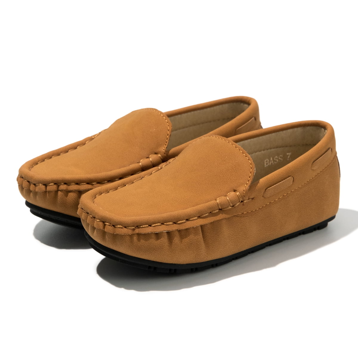 UBELLA Boys Slip-On Loafers Flats Boat Dress Shoes 
